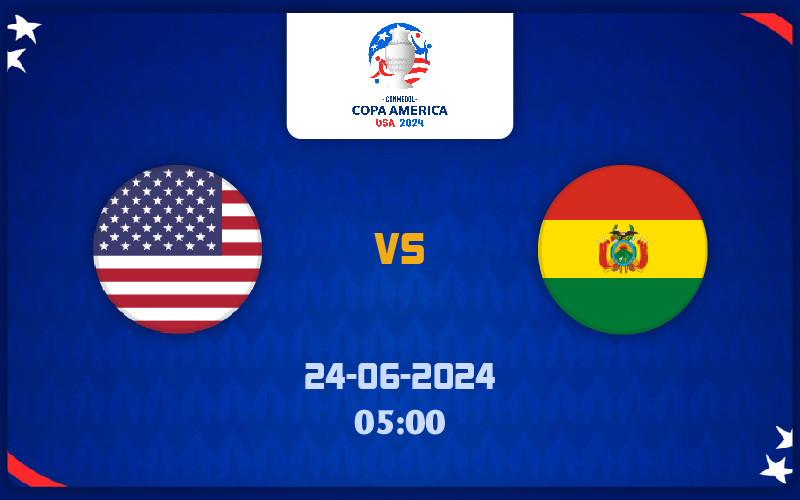 soi kèo Mỹ vs Bolivia