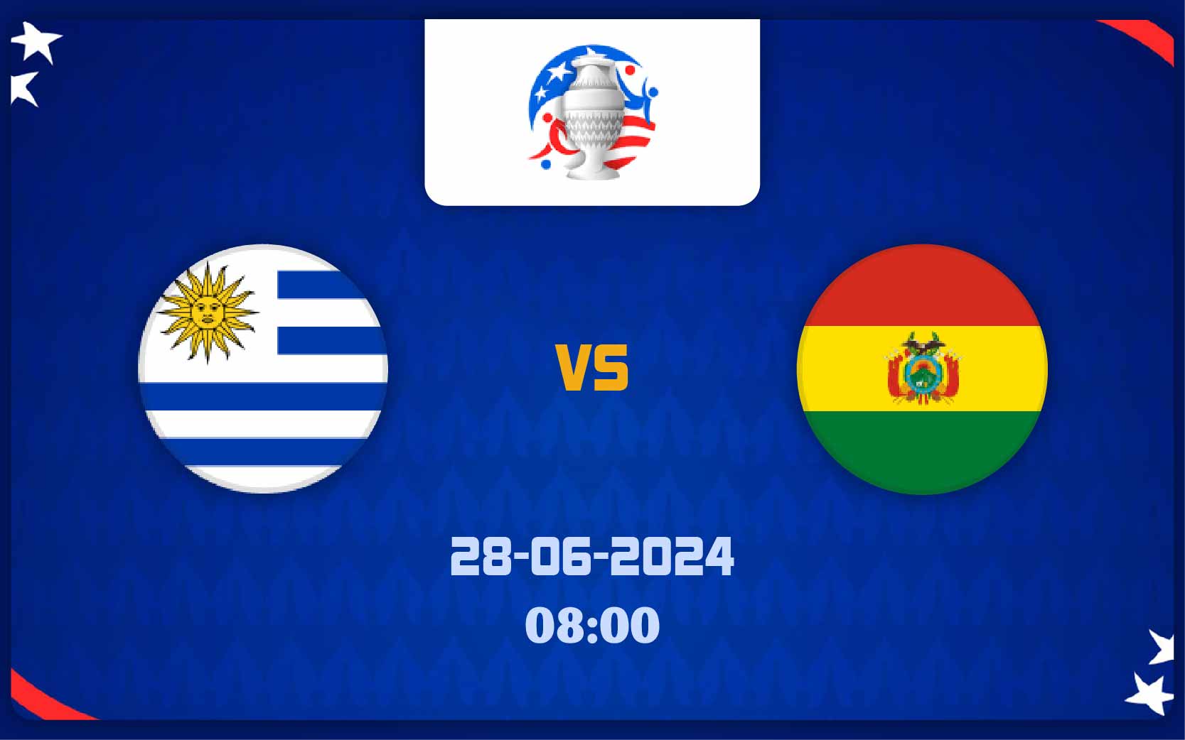 soi kèo Uruguay vs Bolivia, 08h00 ngày 28/6/2024