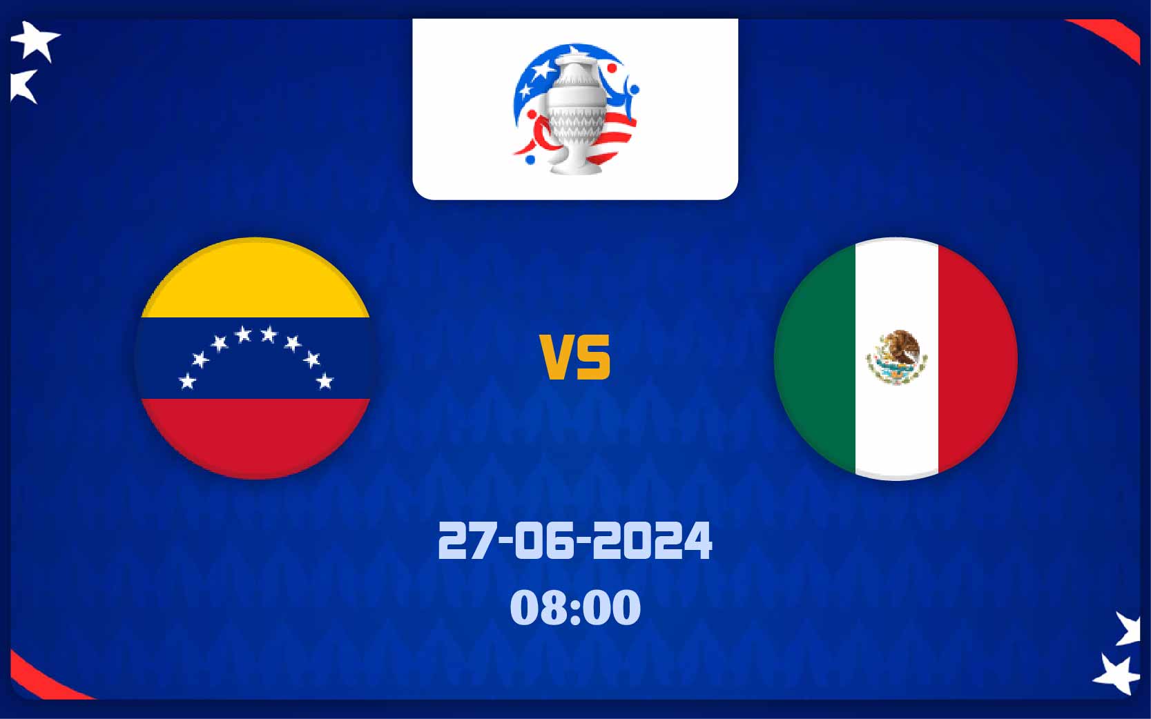 soi kèo Venezuela vs Mexico, 08h00 ngày 27/6/2024