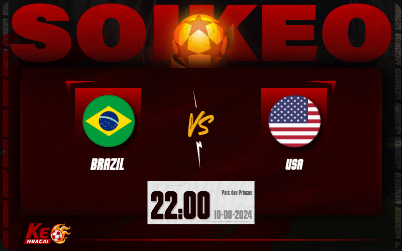 Soi kèo Nữ Brazil vs Nữ Mỹ 22h00 ngày 10/8/2024